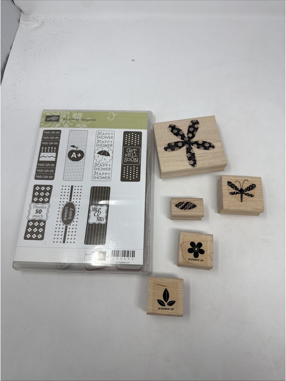 Stampin’ Up! It’s a Wrap Occasions And Some Flower Stamps